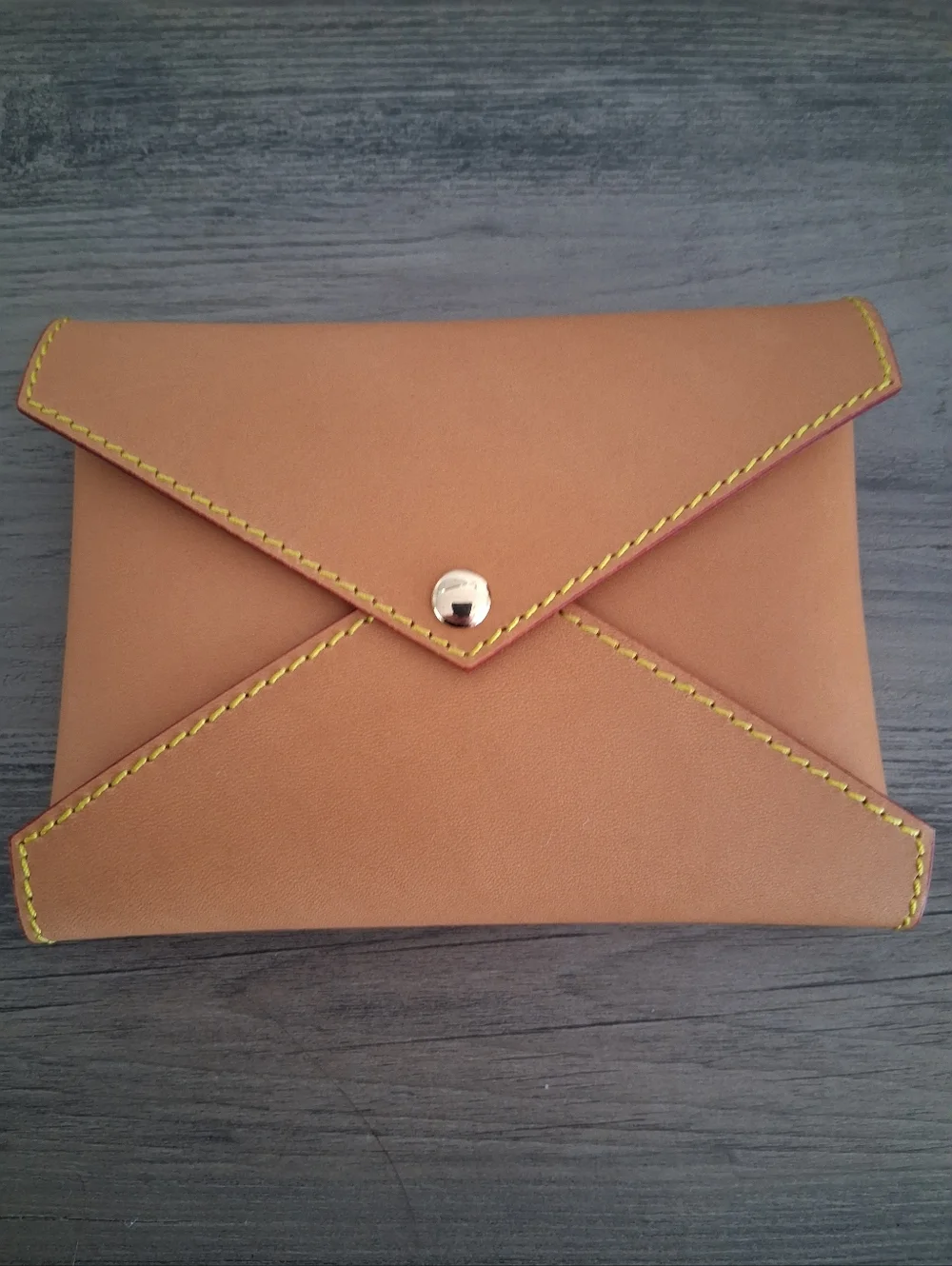 DUYP Melodie Cecile Honey Vachetta Leather - Envelope/Crossboady - Picture 8 of 10